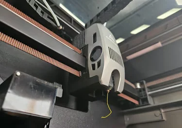De printkop van onze 3D-printer